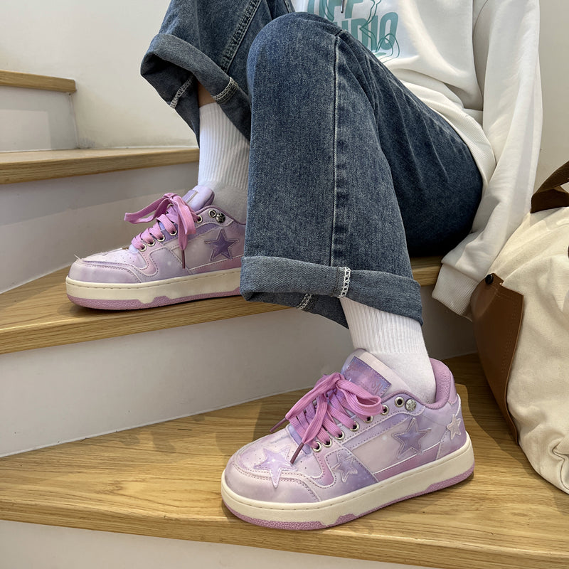 Purple Star Casual Sneakers MK Kawaii Store