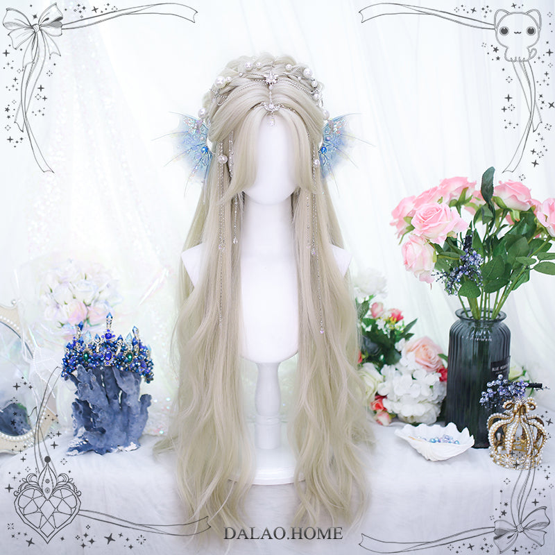 Princess Series Elf Queen Platinum Blonde Lolita Wig ON988