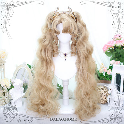 Princess Series Long Blonde Queen Lolita Wig ON986 MK Kawaii Store