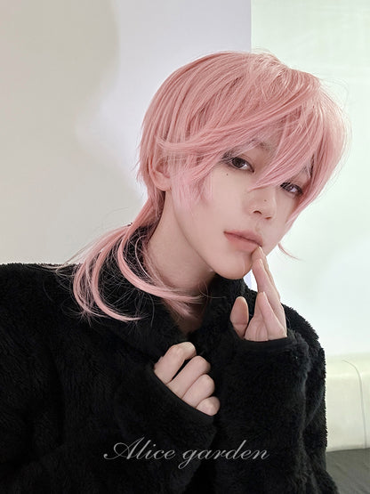 Casual Series Short Pink Ikemen Wig ON983 MK Kawaii Store