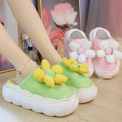 Cute Comfy Inside Flower Slippers MK Kawaii Store