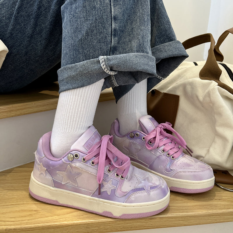 Purple Star Casual Sneakers MK Kawaii Store