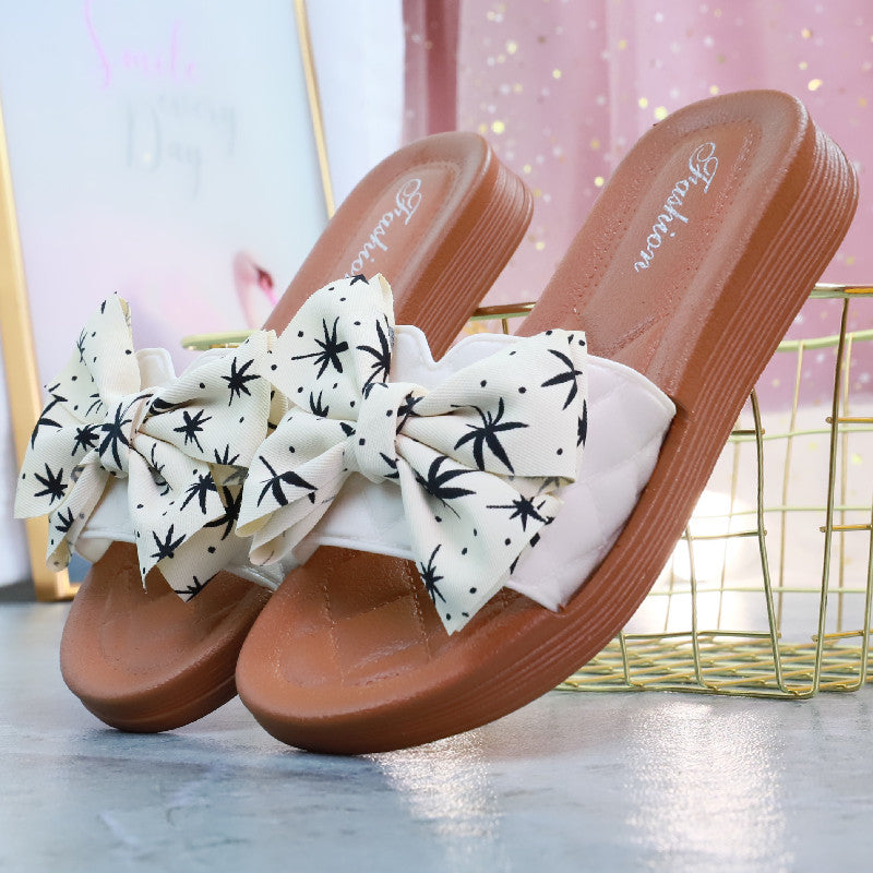 Summer Time Cute Bow Sandals SP19147 MK Kawaii Store