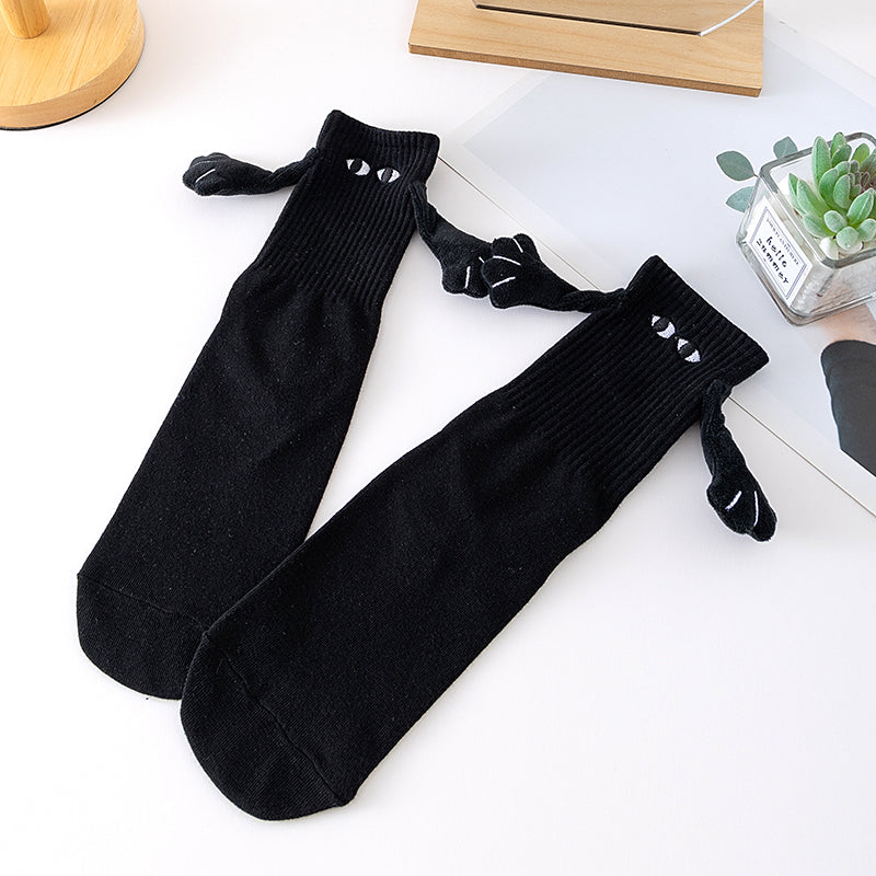 Cute Holding Hands Magnetic Socks MK Kawaii Store