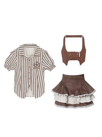 Sweet Lola Brown Outfit Series ON931 MK Kawaii Store