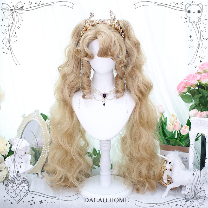 Princess Series Long Blonde Queen Lolita Wig ON986