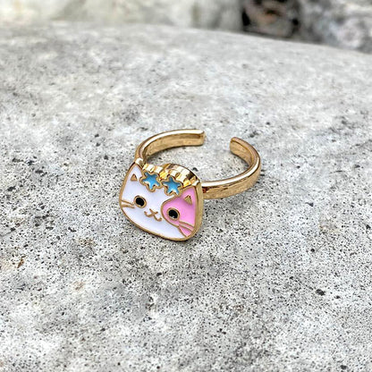 Kawaii Cat Anxiety Ring