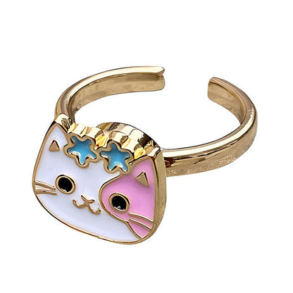 Kawaii Cat Anxiety Ring