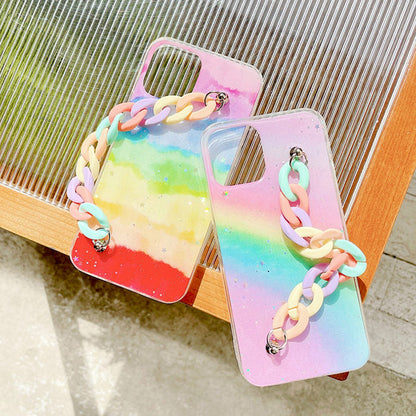 Rainbow Chain iPhone Case