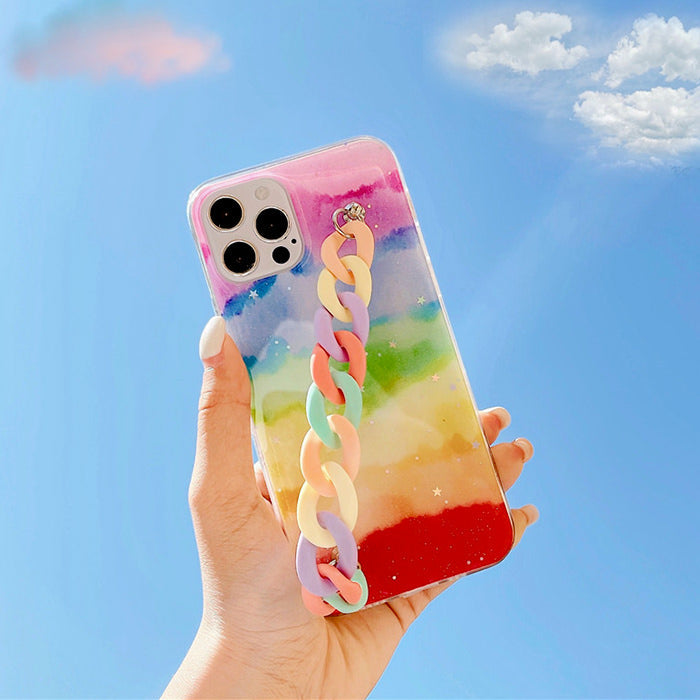 Rainbow Chain iPhone Case