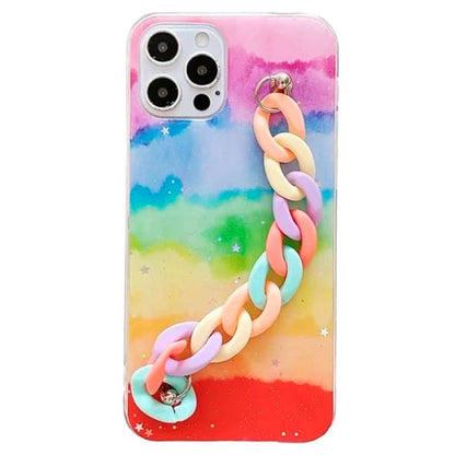 Rainbow Chain iPhone Case