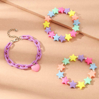 Sweet Color Star Bracelet