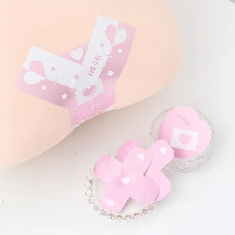 Pink Blue Pastel Angel Crotch and Boobs Stickers ON855