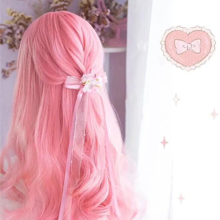Pink Orange Lolita Cosplay Wigs MK15008