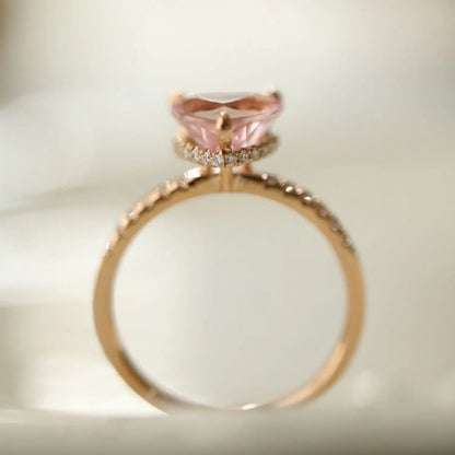 Bague Paris Coeur 925 Rose LIN41