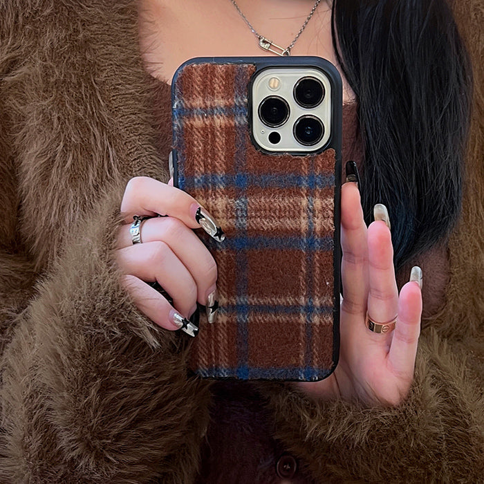 Plaid Wool iPhone Case