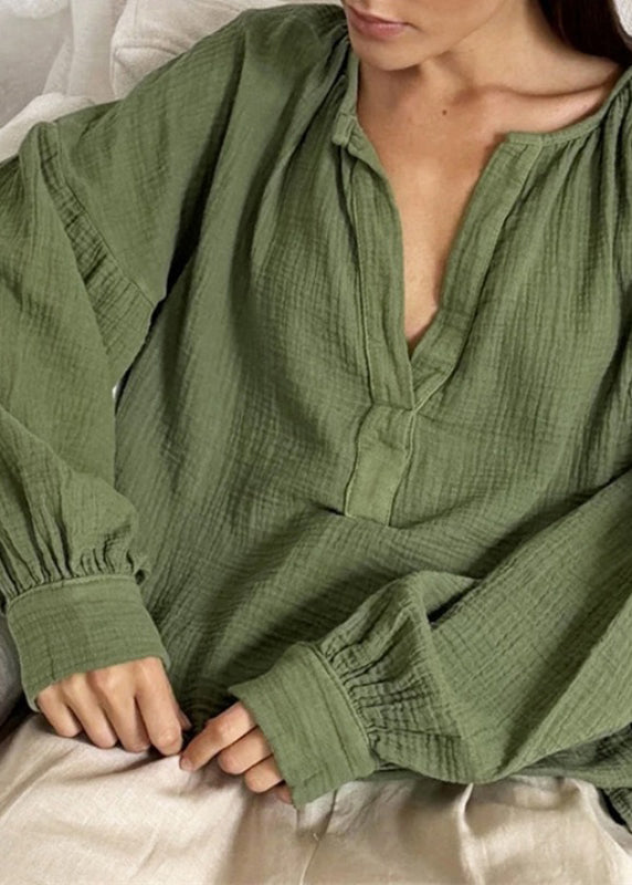 Neck Fall V Cotton Patchwork Size Plus White T Shirts