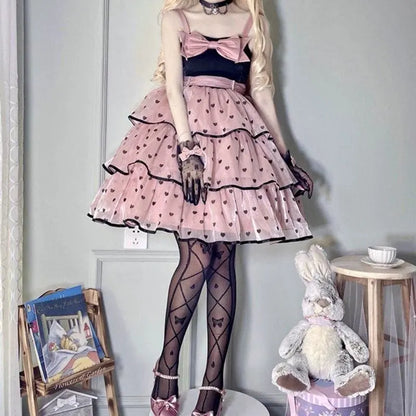 Robe Lolita JSK Princesse Kawaii Sugar à pois