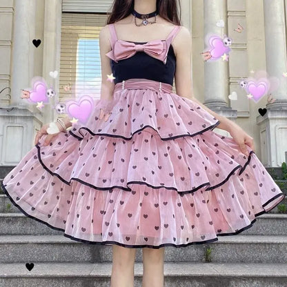 Robe Lolita JSK Princesse Kawaii Sugar à pois