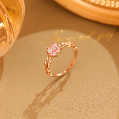 Jolie bague rose LIN22