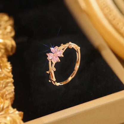 Jolie bague rose LIN22