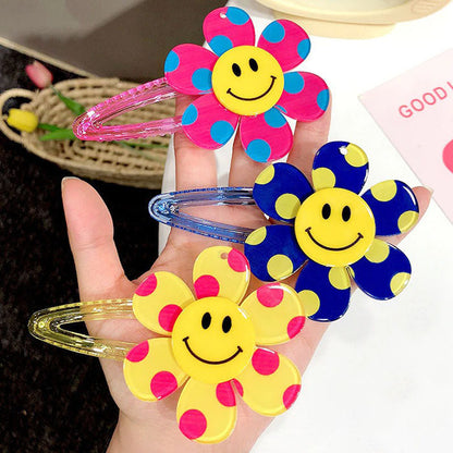 Smile Pretty Flowers Hair Clip