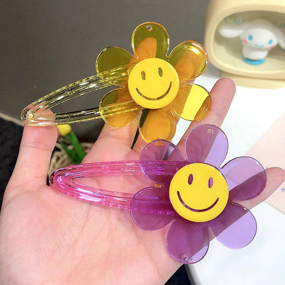 Smile Pretty Flowers Hair Clip