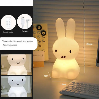 Kawaii Aesthetic Y2K Cute Fairy Rabbit Bedroom Night Light - Teeny MK Kawaii Store