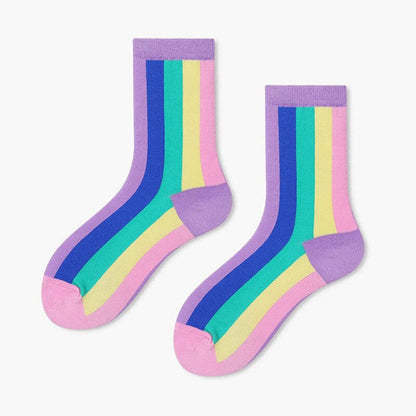 Rainbow Crush Socks