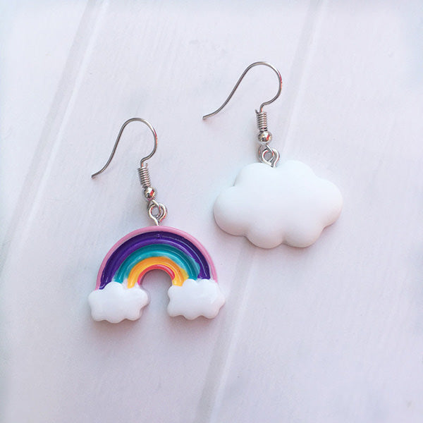 Rainbow Cloud Earrings