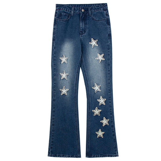 Dark Blue Star Jeans