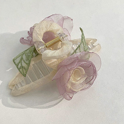 Sweet Rose Hair Claw