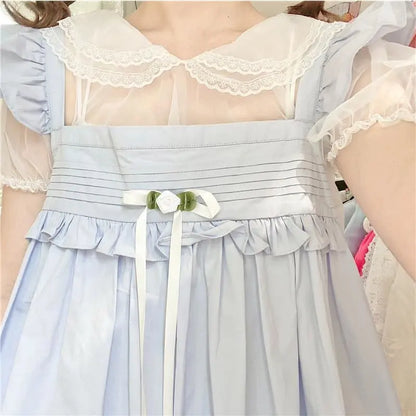 Rosie Pastel Kawaii Esthétique Kawaii Princesse Lolita Babydoll Robe d’été