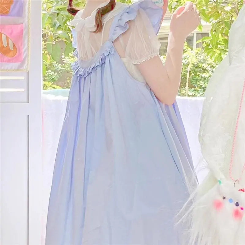 Rosie Pastel Kawaii Esthétique Kawaii Princesse Lolita Babydoll Robe d’été