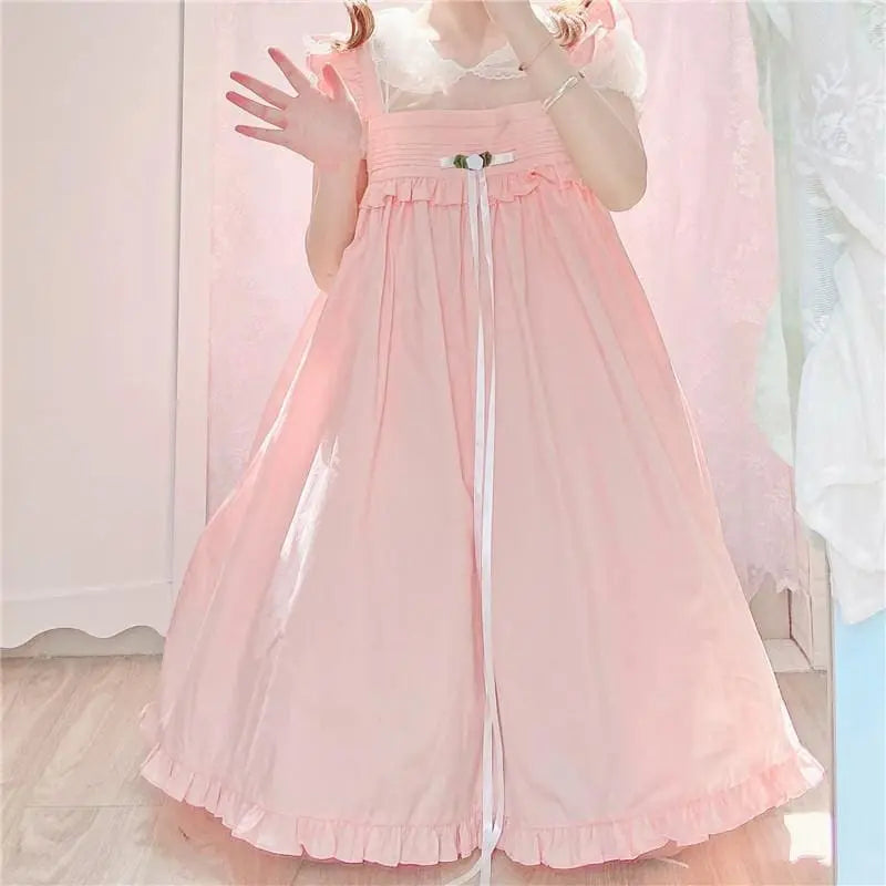 Rosie Pastel Kawaii Aesthetic Kawaii Princess Lolita Babydoll Summer Dress