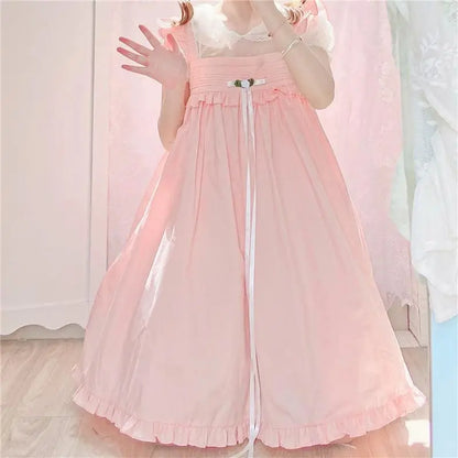 Rosie Pastel Kawaii Esthétique Kawaii Princesse Lolita Babydoll Robe d’été