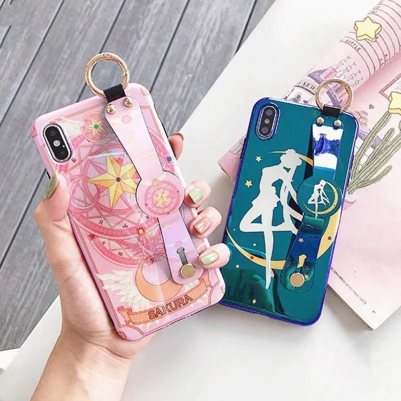 Sailor Moon Sakura Wrist Strap Phone Case MK14094