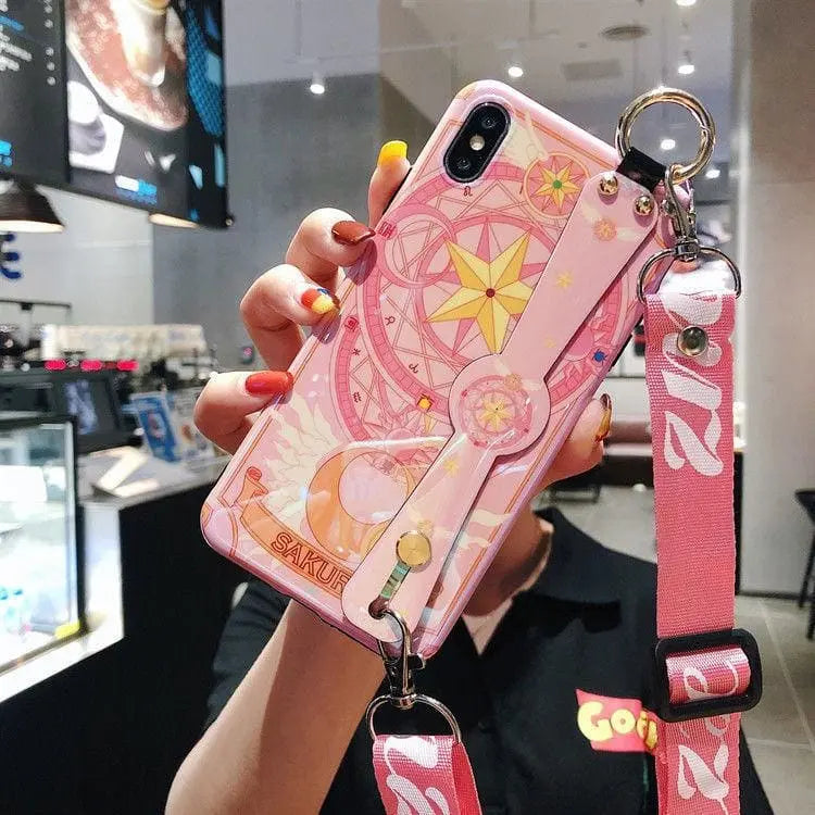 Étui de téléphone avec dragonne Sailor Moon Sakura MK14094