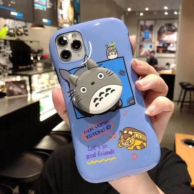 Silicone stand MKirited Away Totoro soft Mobile phone case MK14878