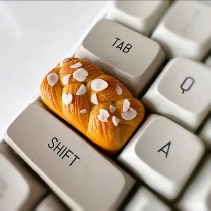 Kawaii Aesthetic Y2K Cute Fairy Puffs/Small Bread Keycaps MK Kawaii Store