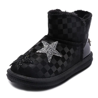 Kawaii Aesthetic Y2K Cute Fairy Snow Star Boots - Heartzcore Heartzcore