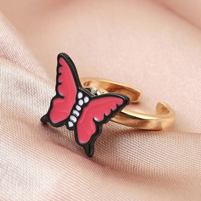 Cute Butterfly Opening Ring