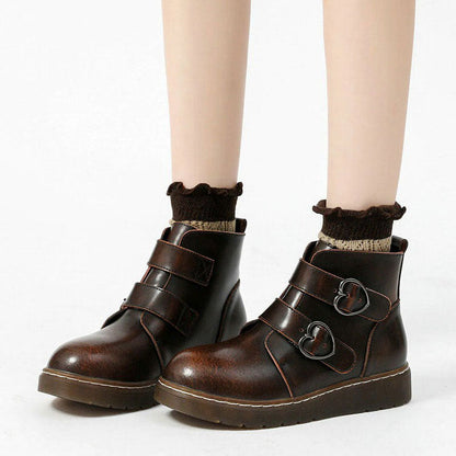 Craft Heart Buckle Boots