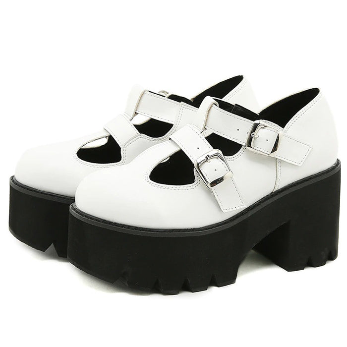 White Platform Sandals