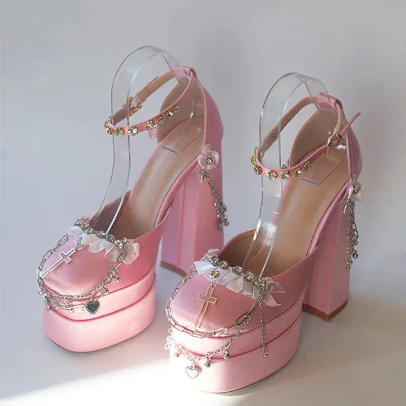 Holy revelation platform heels