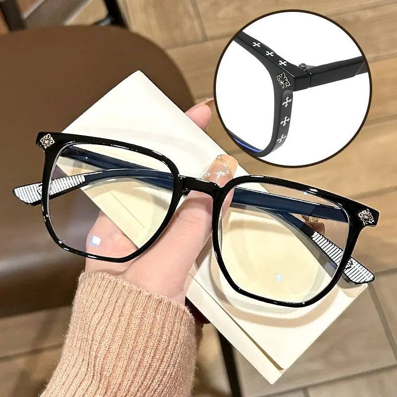 Kawaii Aesthetic Y2K Cute Fairy Trendy Square Glasses ON1449 spreepickyshop