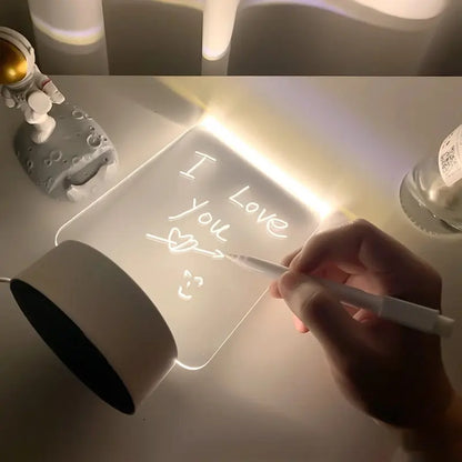 Lampe de tableau de messages Led USB Love Night avec stylo W396