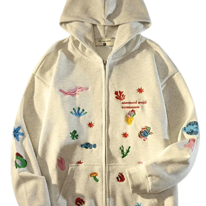 Cute Embroidery Hoodie