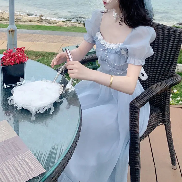 Vintage Romantic Pearl Princess Dress MK17453