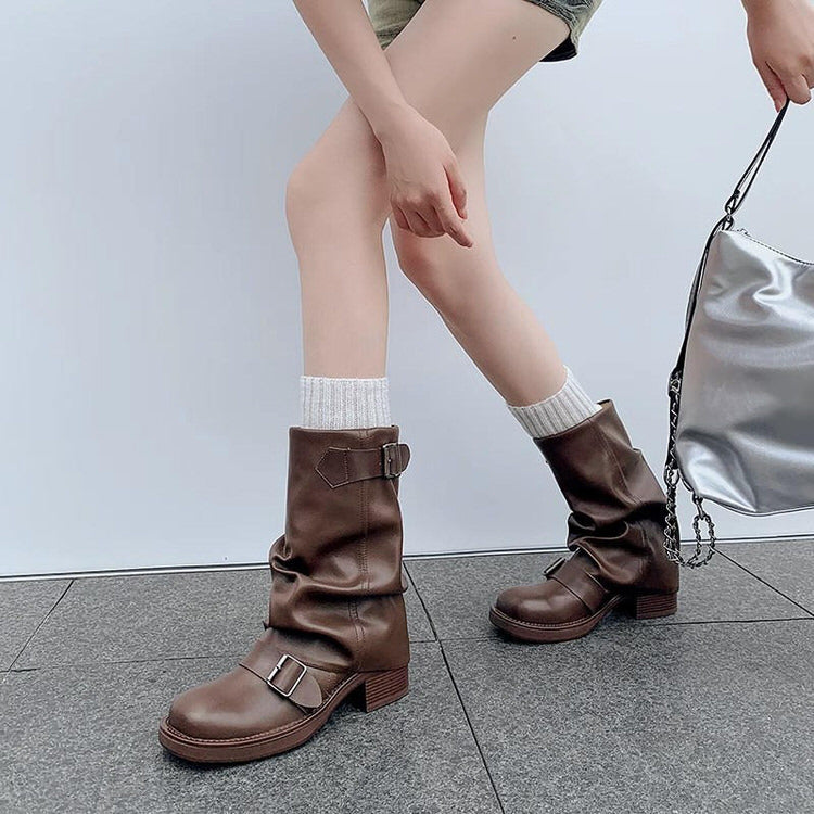 Classic Wide Calf Tube Boots